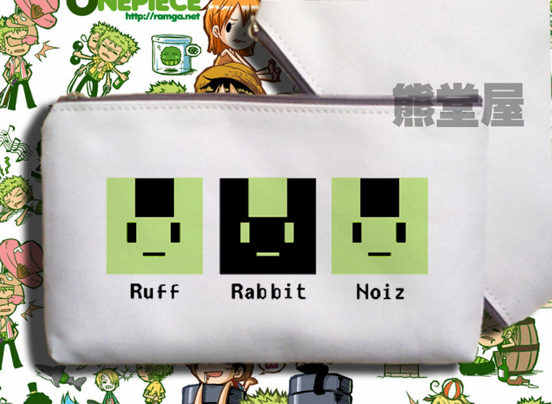 手拿包笔袋零钱包化妆包绿方块诺伊兹dmmd挪椅子戏剧性谋杀noiz