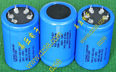 进口 原装 拆机 CORNELL DUBILIER 450V 940uF 电容 高压电容
