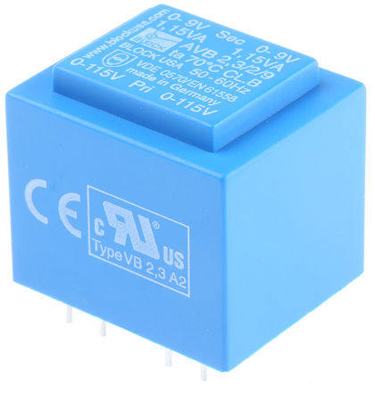BLOCK AVB2.3/2/9 2.3VA 2X9V PCB 变压器