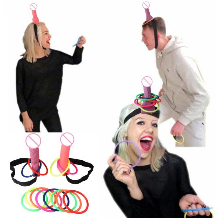 bride to be新娘单身派对头饰套环趣味游戏道具hen party聚会用品