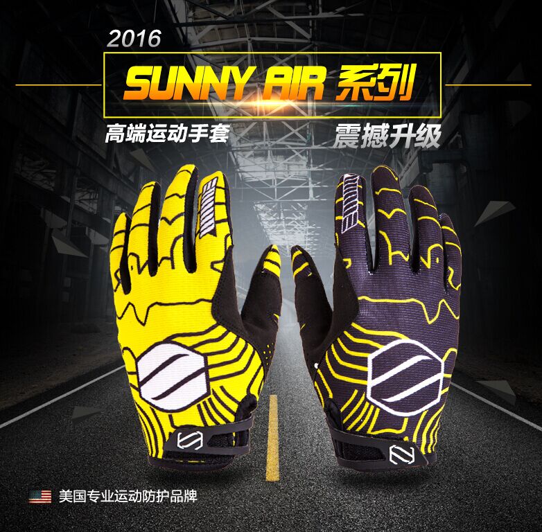 Gants de cyclisme mixte SUNNY - Ref 2243979 Image 1
