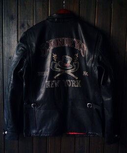 SCHOTT限量版皮衣 直拉机车皮衣 植鞣牛皮