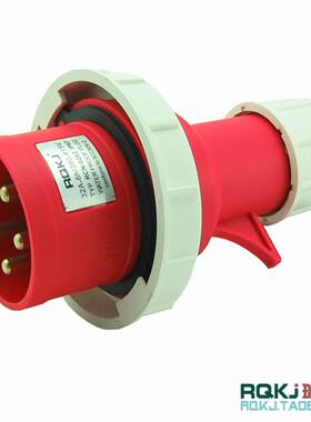 厂家直销RCN-0252工业插头IP67防水32A5孔3P+E +N