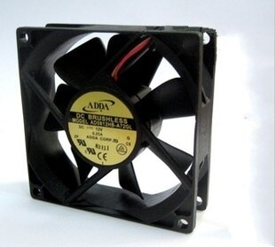 ADDA 8025 8cm 散热风扇 AD0812MB-A70GL 12V 0.15A 2线双滚珠