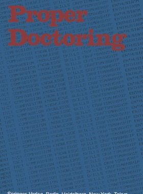 【预订】Proper Doctoring