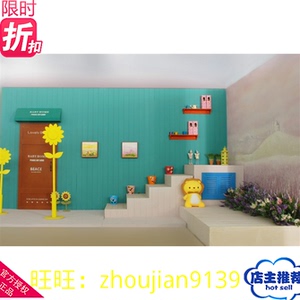 儿童摄影实景 拍照实景 照相实景 实景制作 影楼实景w-1251