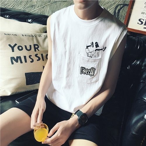 Débardeur homme Woolen gilet pour été - Ref 1584487 Image 1