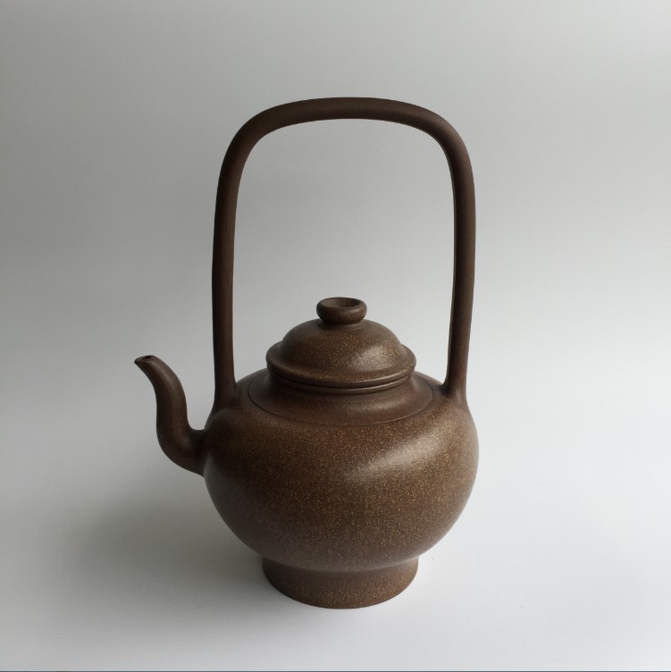 宜兴紫砂柴烧段泥窑变不详紫砂壶