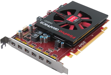 蓝宝石AMD FirePro W600 多屏专业显卡2G DDR5 /支持6屏输出