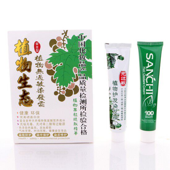 彰彩植物生态无过敏染发膏不伤发