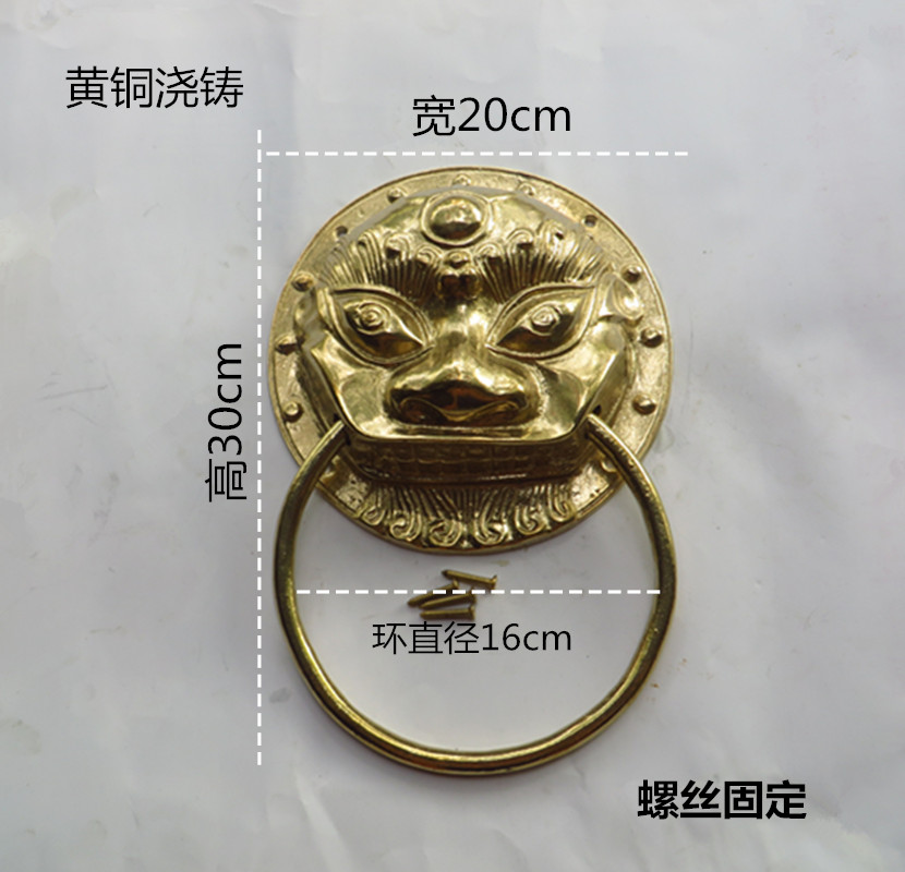 铜配件老虎头仿古家具五金