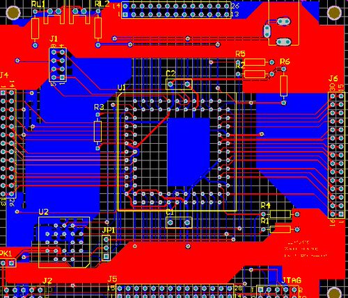 EPF10K10LC84-4原理图pcb EPC2LC20 FLEX10K EPF10K JTAG flex