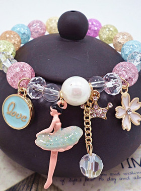 花朵水晶手链包邮