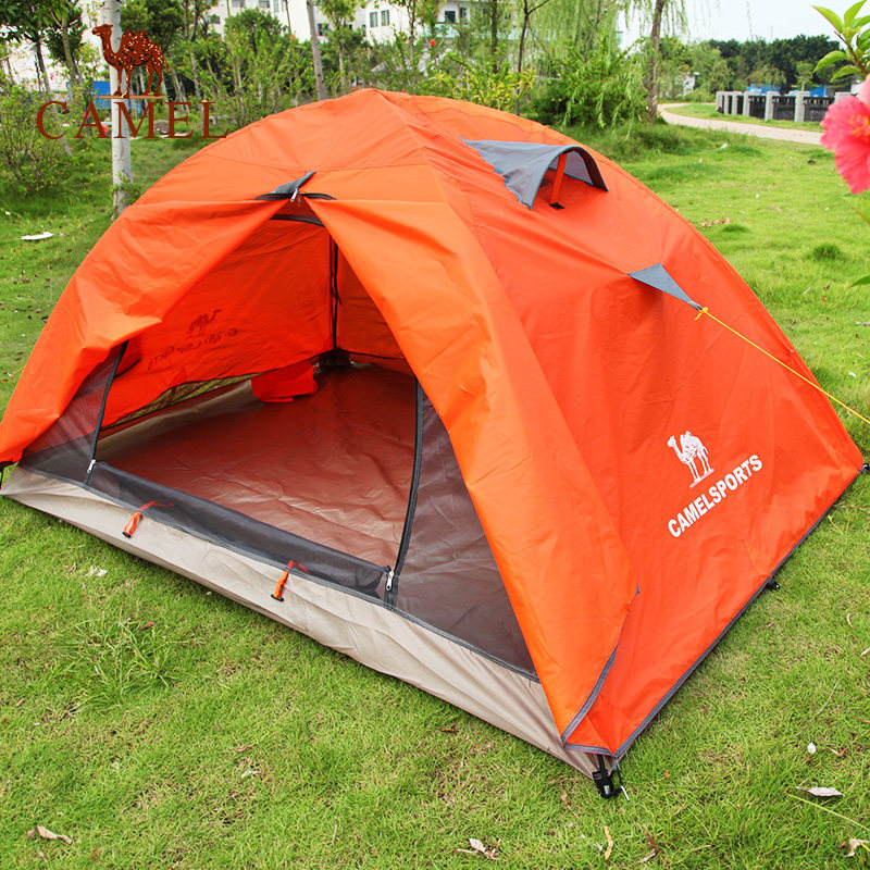 【非卖品】CAMEL骆驼户外帐篷 双人双层野营 户外用品防暴雨三