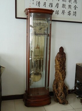 北极星原装九音管落地钟纯实木花梨木红木座钟肯宁家机芯立钟