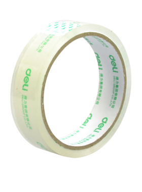 得力封箱胶带 (2.4*30y) 透明胶带 24mm粘胶带 30130中号胶带