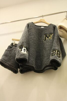 韩国东大门代购绒衫<em>卫衣</em>套装女冬学生<em>加绒</em>加厚