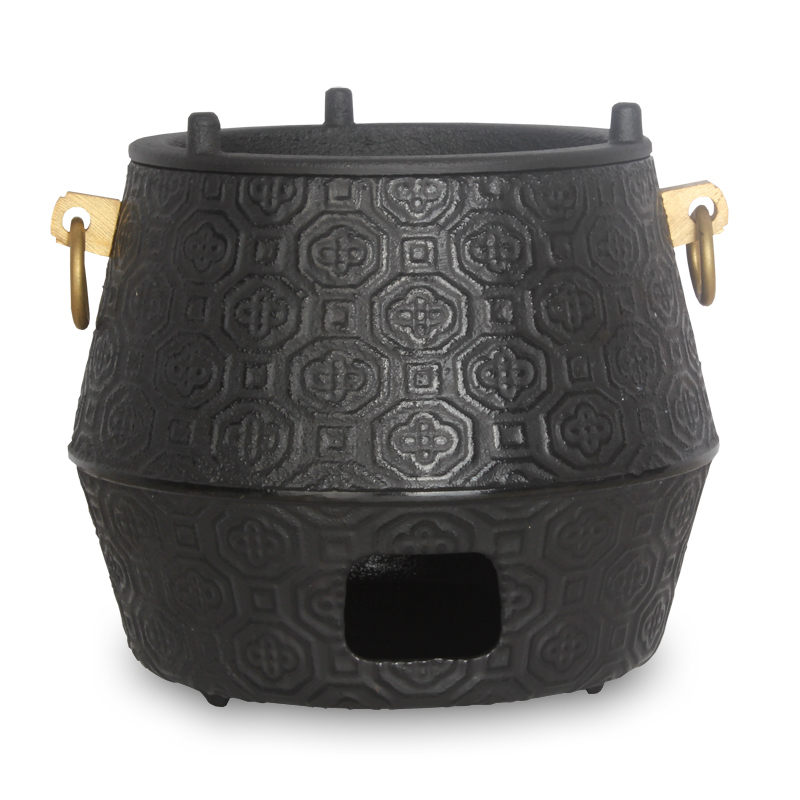 日本保温加热铜环底座茶具酒精炉