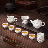 Jingdezhen porcelain hand - made porcelain tea set suit household ceramics fair kung fu tea cup teapot tea set