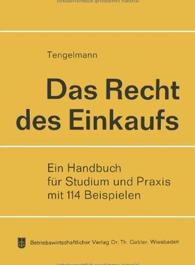 【预售】Das Recht Des Einkaufs: Allgemeine Lehren, Han...