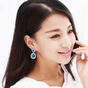 Earrings vintage crystal drop earrings women''s fashion jewelry with exaggerated Korean absolutely fine earrings earring