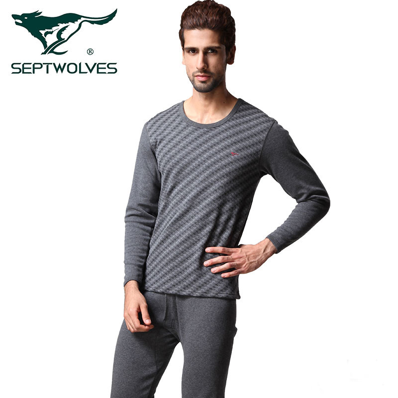 Sous-vêtement chaud jeunesse SEPTWOLVES en coton - Ref 768210 Image 1