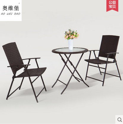 outdoors Tables and chairs outdoor furniture balcony Tables and chairs bar Tables and chairs courtyard Rattan table Five-piece combination foldin the Residential furniture , Outdoor/Patio furniture , Chairs Kit  category - from Buy2taobao.com to provide professional Taobao agent buy service