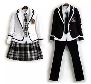 中小学生大合唱服装/韩版校园长袖秋冬男女款/情侣装制服小西装