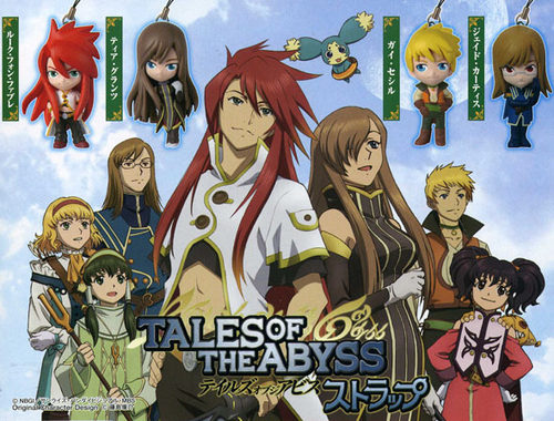 玩物尚志 深渊传说 Tales of the Abyss Q版人物 手机绳挂件 扭蛋