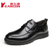 YEARCON/con men's autumn new stylish authentic western leather business men casual shoes