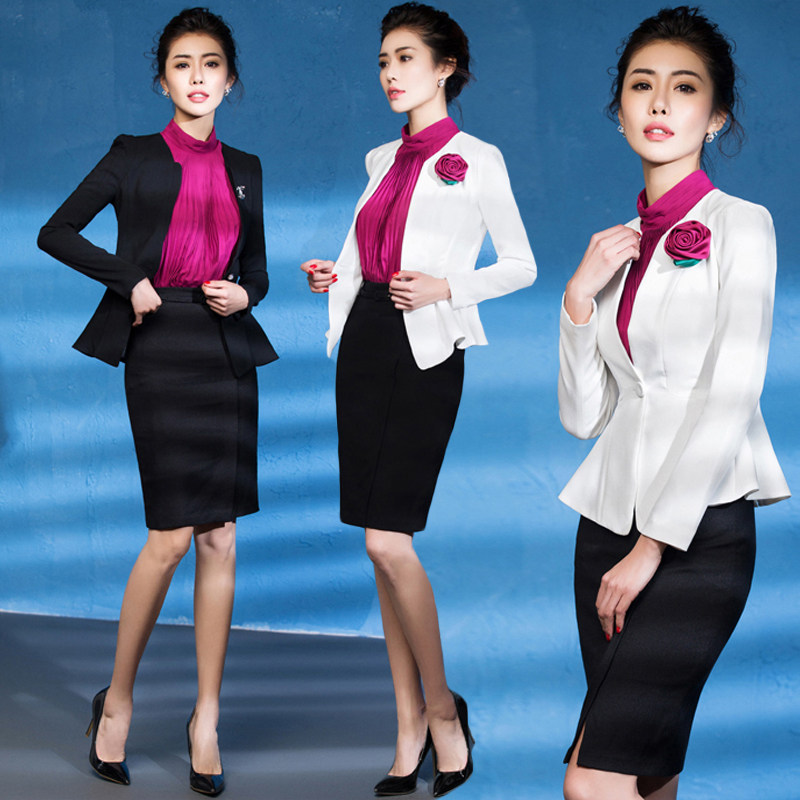 Ai Shangchen white collar Women's wear fashion Temperament lady Ladies ol commute Business Suits suit Autumn grace Workersin the Women's clothing/Boutique , Set/Student uniforms/Work uniforms , Career skirt suits  category - from Buy2taobao.com to provide professional Taobao agent buy service