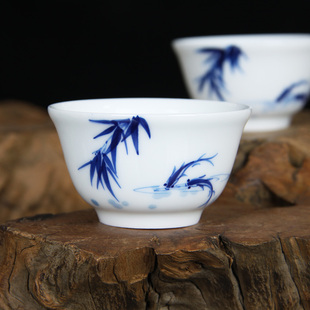 景德镇茶杯 茗陶坊 儒雅杯 超京德贵和祥茶具盖碗杯子陶瓷