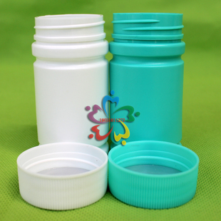 加厚80克塑料空瓶 大口片剂瓶.竹节瓶.药品分装瓶，可装50粒胶囊