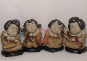 唐朝陶瓷石湾公仔工艺品