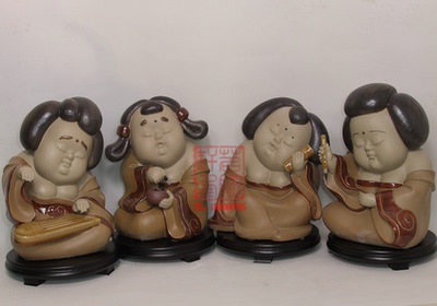 唐朝陶瓷石湾公仔工艺品