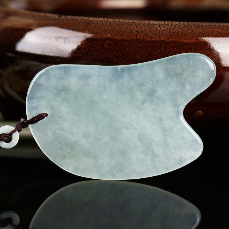 天然玉石身体刮痧板 背部 加厚 大号 体雕刮痧板太极 瘦腿 套装