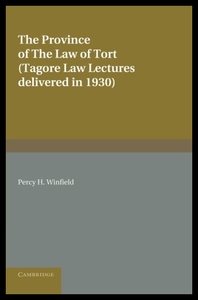【预售】The Province of the Law of Tort