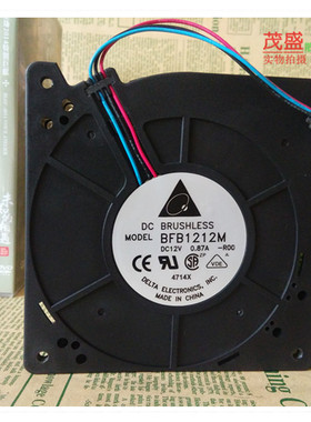 原装 台达  12CM厘米 BFB1212M 12032 静音风扇 12V 0.87A鼓风机