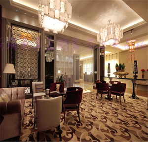 售楼处部洽谈桌椅沙发组合新古典实木接待区休闲单人沙发谈判会客