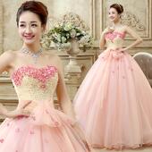 演出服蓬蓬裙女 长短款 2025新款 彩色婚纱礼服舞台独唱彩纱影楼服装