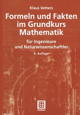 【预售】Formeln Und Fakten Im Grundkurs Mathematik