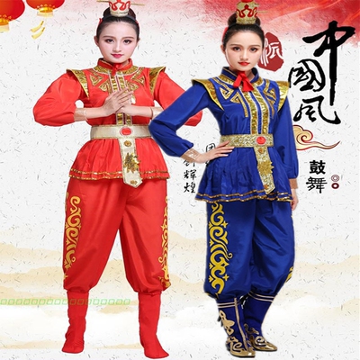 小花旦戏曲穆桂英打鼓服