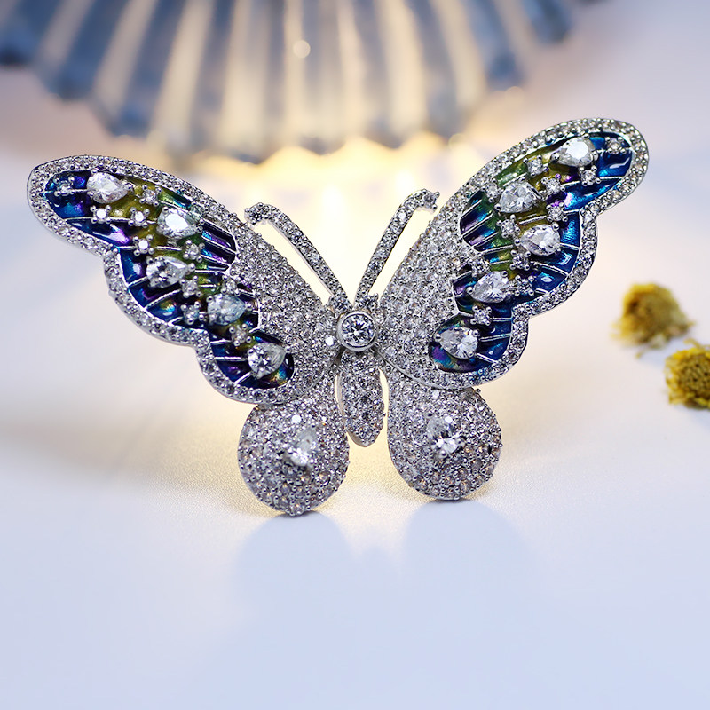 Broche femme en Zircon diamant - Ref 1173934 Image 1