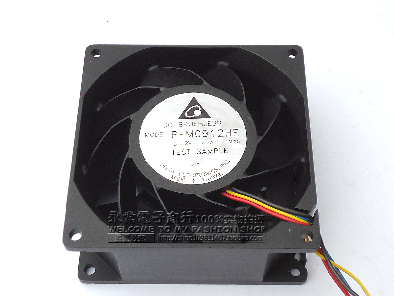台达 PFM0912HE 9038 12V 7.2A 9CM/厘米高转速大风量暴力风扇