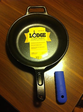 万能尺寸隔热神器!美国LODGE正品SNJ硅胶炒锅铸铁锅珐琅锅柄