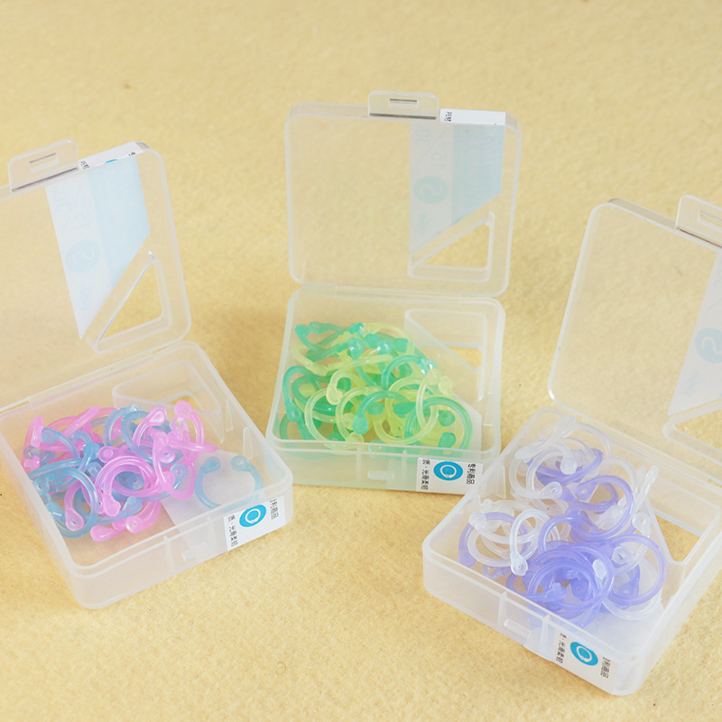 gimen巨门盒装活页30透明活页圈