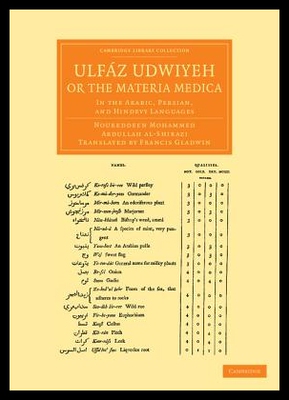 【预售】Ulfaz Udwiyeh, or the Materia Medica: