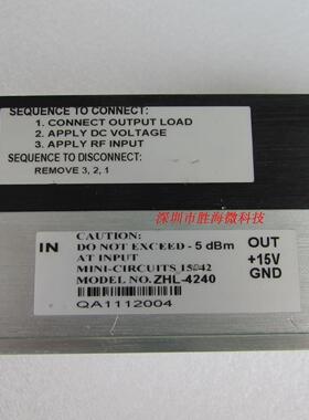 MINI ZHL-4240 700-4200MHz 40dB SMA RF 低噪声 功率 放大器