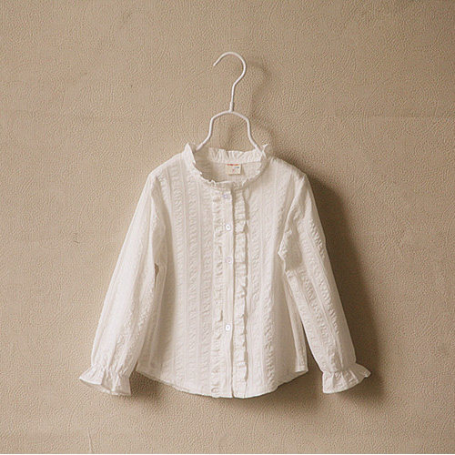 Chemise fille à manche longue - Ref 2085096 Image 1