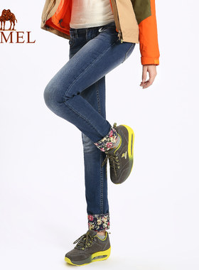【非卖品】【断码清货】Camel/骆驼女装款牛仔裤 休闲中腰修身显